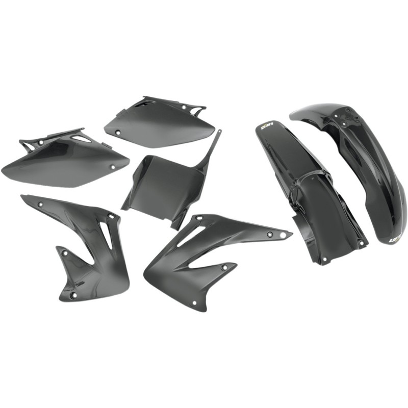 UFO Komplet Plastików Honda CRF 450 R '04 Kolor Czarny (HO107E001)