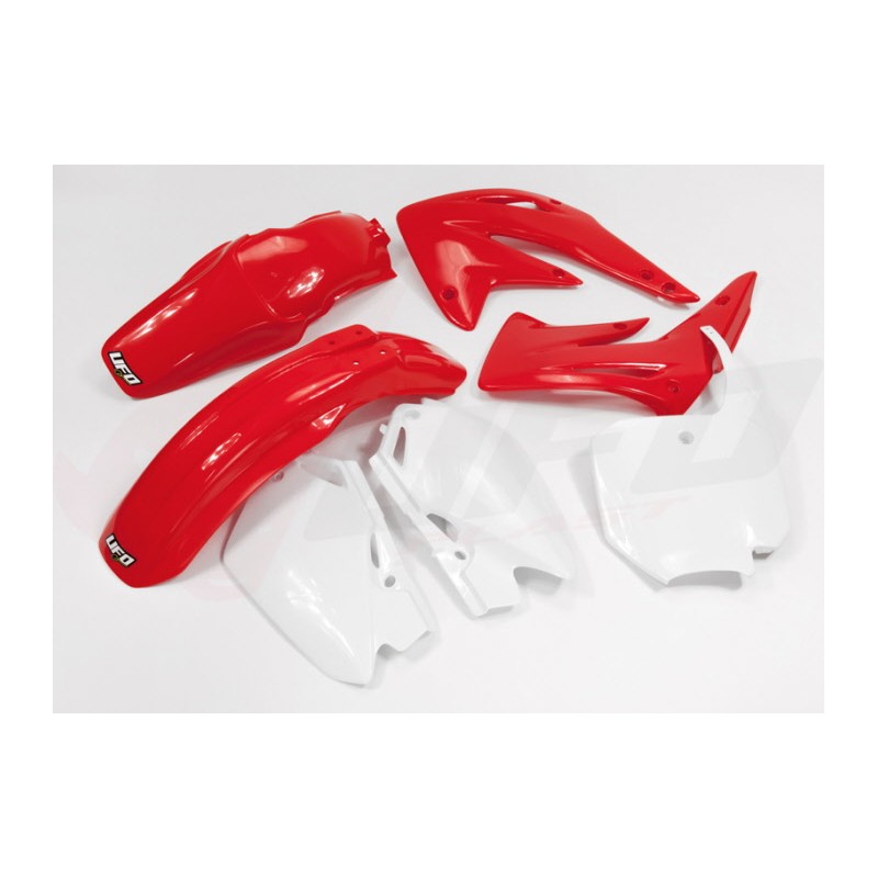 Komplet plastików UFO do Honda CR 85 '03-'17 w kolorze OEM (czerwony/biały)