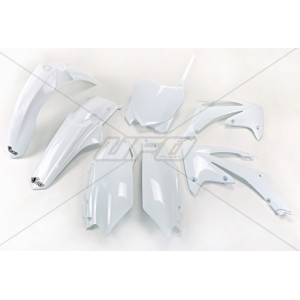 UFO KOMPLET PLASTIKÓW HONDA CRF 250R '11-'13, CRF 450R '11-'12 BIAŁY (HO114E041)