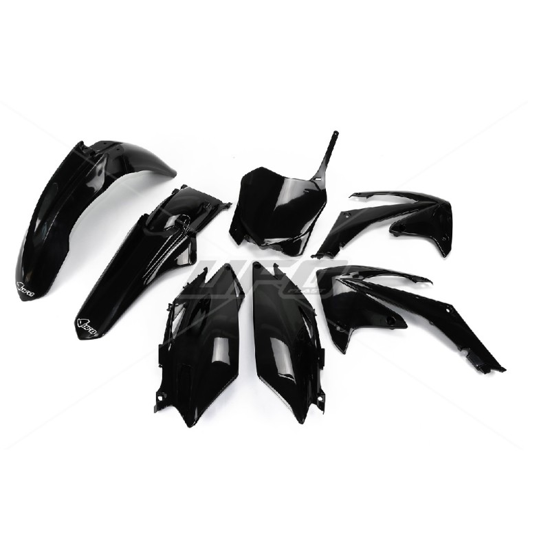 Komplet plastików UFO do HONDA CRF 250R '11-'13, CRF 450R '11-'12 - kolor czarny