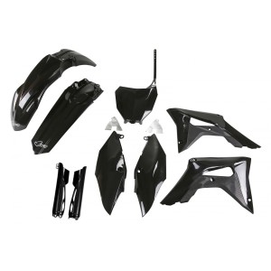 UFO Komplet Plastików z Osłonami Teleskopów Honda CRF 250R/450R CZARNY
