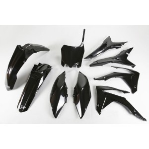Komplet plastików UFO do HONDA CRF 250R '14-17, CRF 450R '13-16 - kolor czarny