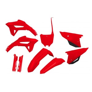 UFO KOMPLET PLASTIKÓW Z OSŁONAMI TELESKOPÓW HONDA CRF 250 R '22-'24, CRF 450 R '21-'24