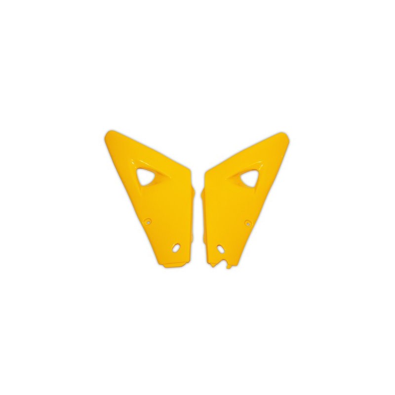 UFO OSŁONY CHŁODNICY HUSQVARNA 2T \'00-\'05, 4T \'02-\'04 (GÓRNE) KOLOR ŻÓŁTY - WYPRZEDAŻ