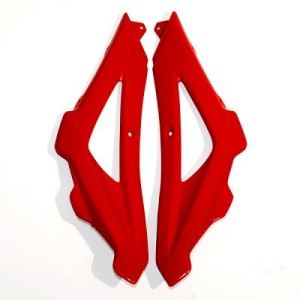 Osłona chłodnicy Husqvarna 2T i 4T - Górna, Czerwona