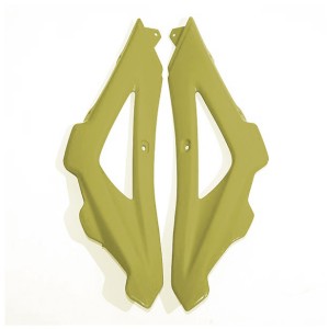 Osłona chłodnicy Husqvarna 2T \'06-\'12, 4T \'05-\'07 - żółta