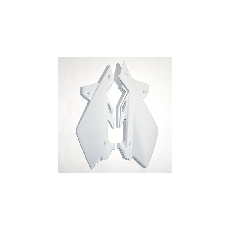 Białe boczki tylne Husqvarna 4T '05-'07, 2T '06-'08 - UFO