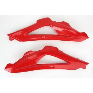 Osłona chłodnicy Husqvarna TC/TE/FC/FE '08-'10 (czerwona) - Sklep Motocyklowy