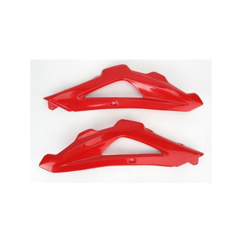 Osłona chłodnicy Husqvarna TC/TE/FC/FE '08-'10 (czerwona) - Sklep Motocyklowy