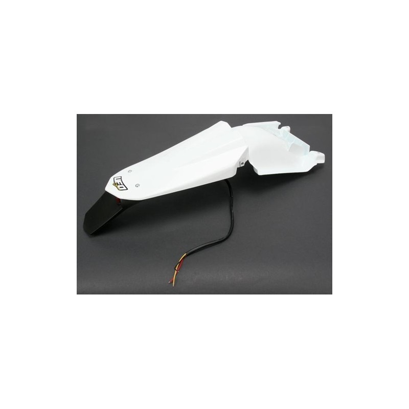 UFO Błotnik Tył Husqvarna 4T '08-'09 z Lampką Kolor Biały