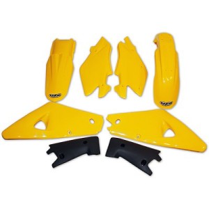 Komplet plastików Husqvarna CR 2T '05 OEM Żółty/Grafitowy