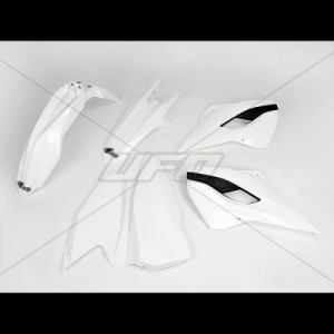 Komplet plastików Husqvarna TE/FE 125/250/300/350/450 '15-'16 - kolor biały