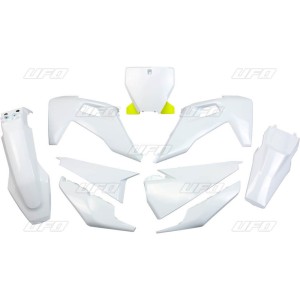 Komplet plastików Husqvarna TC 125/250 '19-'22, FC 250/350/450 '19-'22 - biały