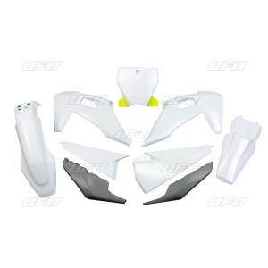 Komplet plastików Husqvarna TC 125/250 '19-'22, FC 250/350/450 '19-'22 kolor OEM '20 (biały/grafitowy)