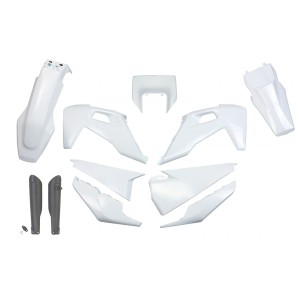 UFO KOMPLET PLASTIKÓW Z OSŁONAMI TELESKOPÓW HUSQVARNA TE/FE '20-'23