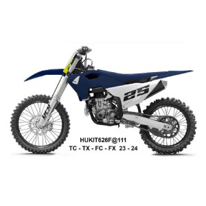UFO 2025/11 KOMPLET PLASTIKÓW (FULL KIT) Z OSŁONAMI TELESKOPÓW (AMORTYZATORÓW) HUSQVARNA TC 125 / 250 '23-'24, FC 250 / 350