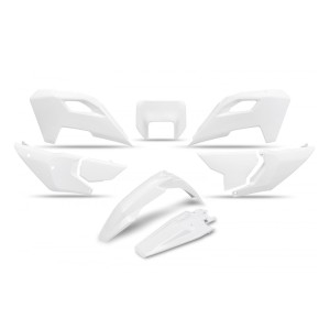 UFO KOMPLET PLASTIKÓW HUSQVARNA TE 150 / 250 / 300 '24-'25, FE 250 / 350 / 450 / 501 '24-'25, KOLOR BIAŁY