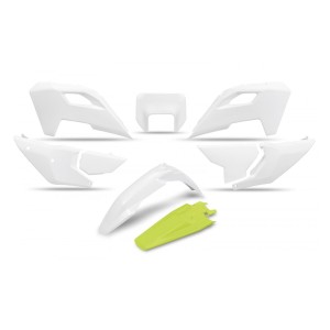 Komplet plastików Husqvarna TE/FE '24-'25 biały żółty