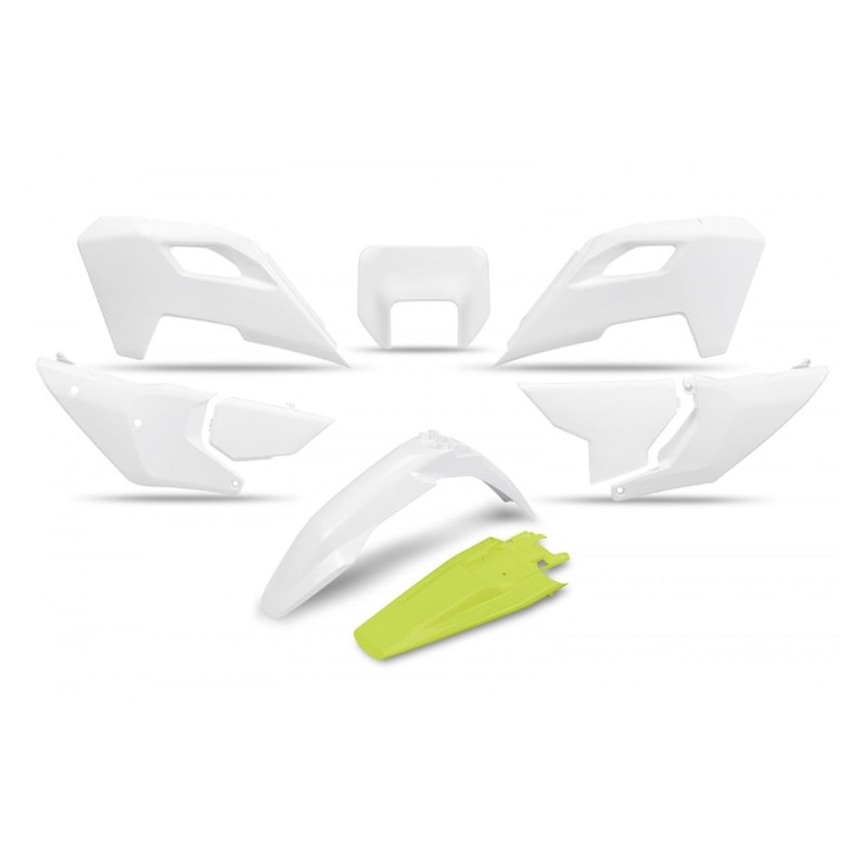 Komplet plastików Husqvarna TE/FE '24-'25 biały żółty