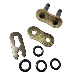 Złota zapinka łańcucha napędowego IRIS 525 OR