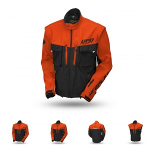 Kurtka Taiga Enduro - Pomarańczowa/Czarna - Rozmiar M - Kolekcja 2024