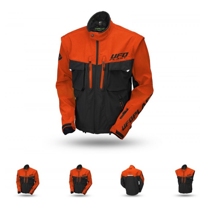 Kurtka Taiga Enduro - Pomarańczowa/Czarna - Rozmiar M - Kolekcja 2024