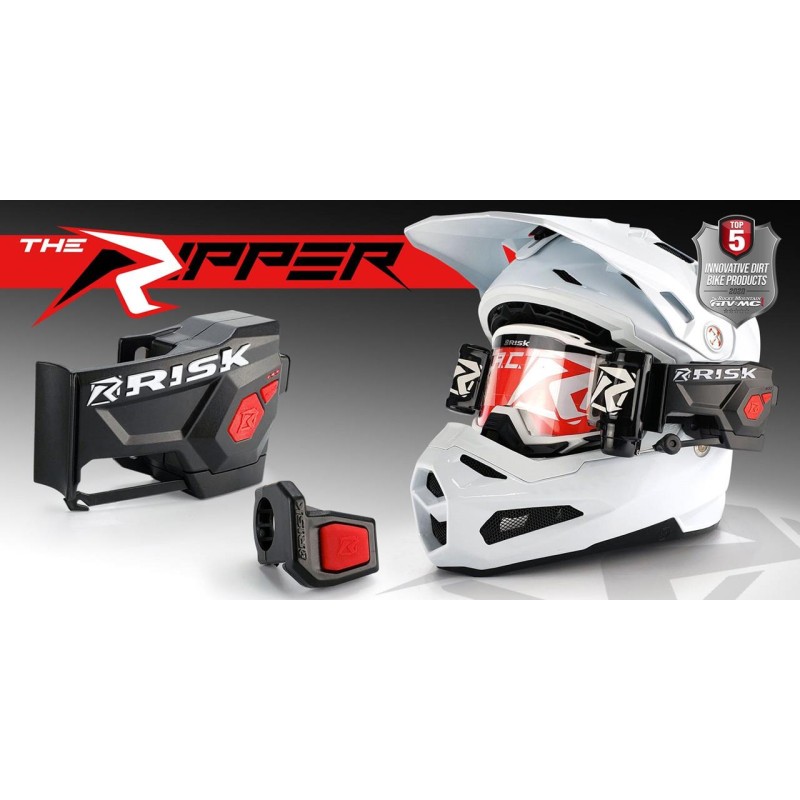 RISK PROMOCJA RACING RIPPER AUTOMATED GOGGLE ROLL - Automatyczny System Roll-Off Bluetooth