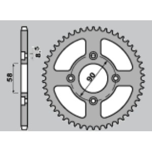 Zębatka tylna 4462 36 Honda C125 Super Cub '18-21' (446236JT) (Łańc 420)