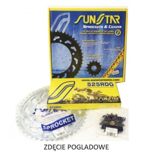 SUNSTAR ZESTAW NAPĘDOWY SUZUKI SV 650S 99-09/ ABS 650 99-09 STANDARD