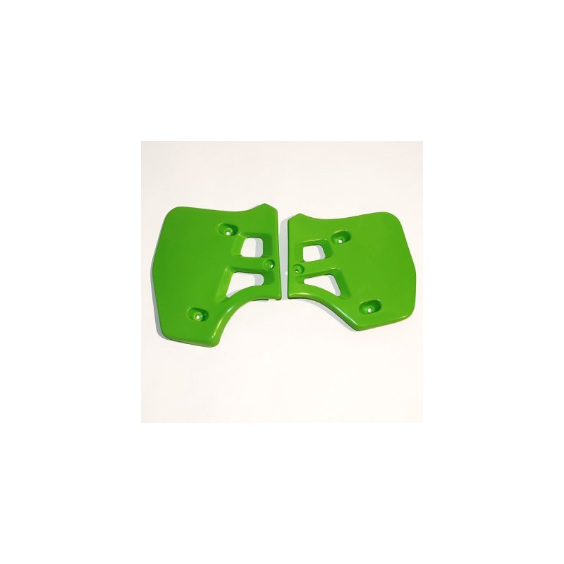 Osłona chłodnicy Kawasaki KX 250 '88-'89, KX 500 '88-'02 - zielony kolor