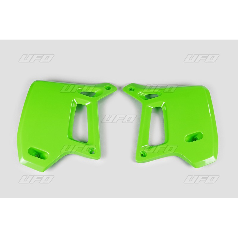 Osłona chłodnicy Kawasaki KDX 200 '90-94 zielona