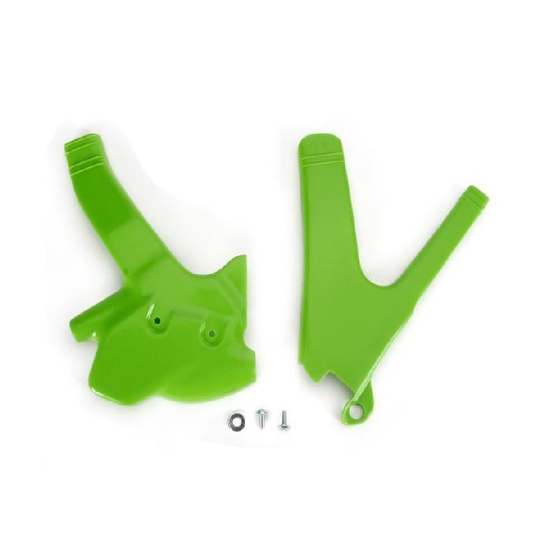 Osłona ramy Kawasaki KDX 200 '90-'94 - Zielona - UFO