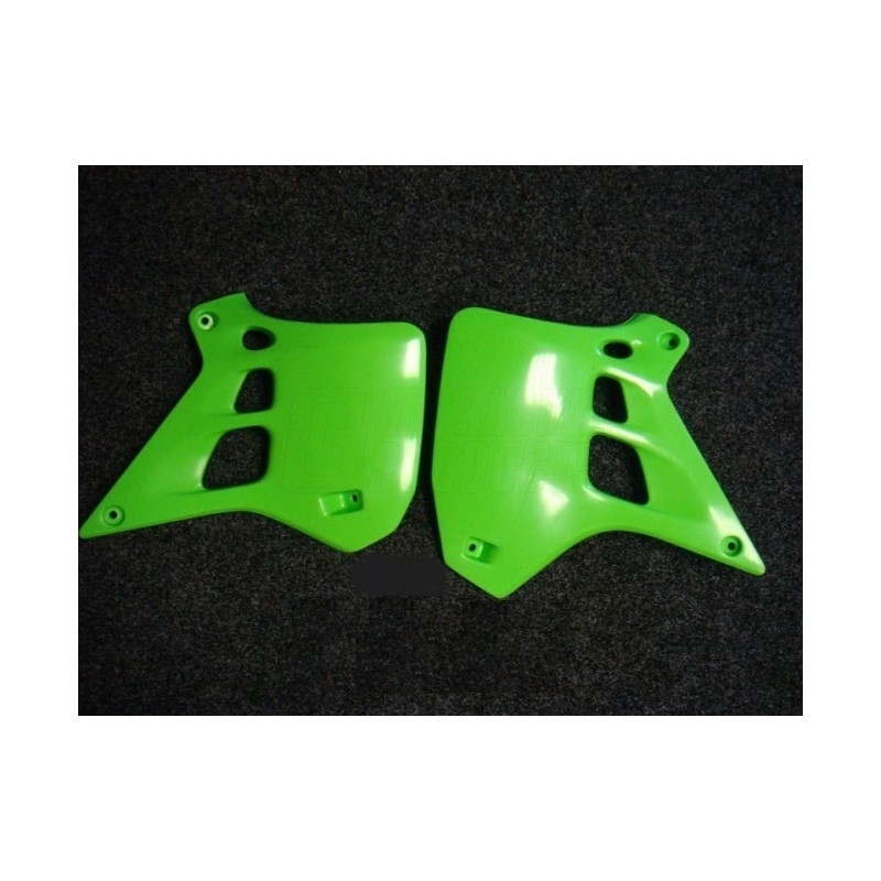 Osłona chłodnicy Kawasaki KX 250 '90-'91 zielona - UFO