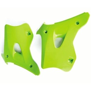 Osłona chłodnicy Kawasaki KX 125/250 '94-'98 zielona - UFO