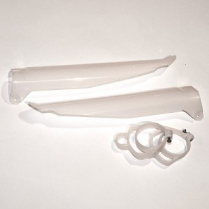 Osłony teleskopów (amortyzatorów) przednich Kawasaki KX 125/250/500 '96-'03 kolor neutralny