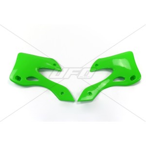 UFO OSŁONY CHŁODNICY KAWASAKI KX 125/250 '99-'02 Zielony - Sklep Motocyklowy