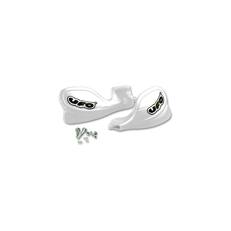 UFO OSŁONY RĄK KAWASAKI KX 125/250 '00-'17 BIAŁE