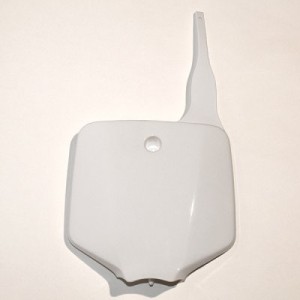 Tablica na numer startowy Kawasaki KX 65 i KLX 110 - biała