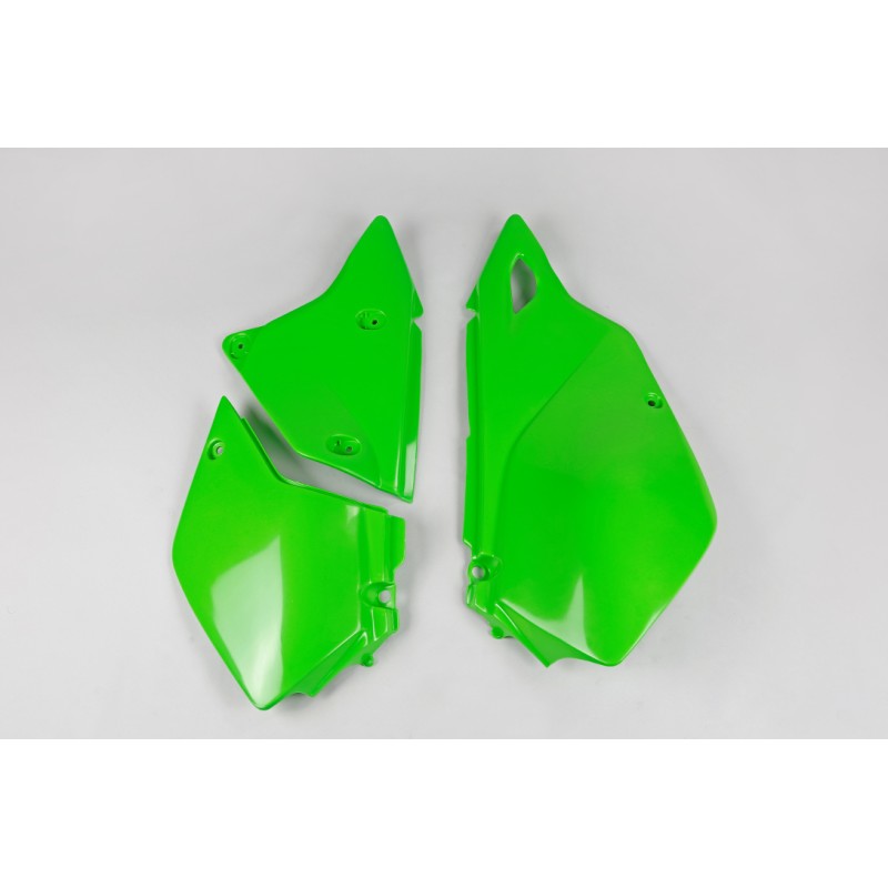 UFO BOCZKI TYLNE KAWASAKI KLX 400R '03-'25 (KOMPLET) - Zielony