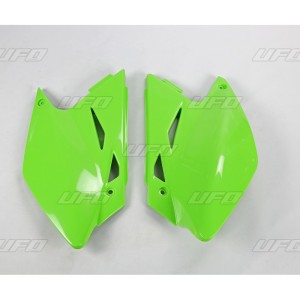 UFO BOCZKI TYLNE KAWASAKI KXF 450 \'06-\'08 KOLOR ZIELONY