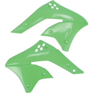 Osłona chłodnicy Kawasaki KXF 250 '08 zielona - UFO