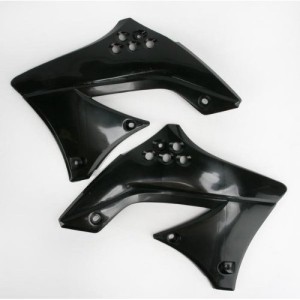 UFO OSŁONY CHŁODNICY KAWASAKI KXF 450 '09 CZARNY - WYPRZEDAŻ