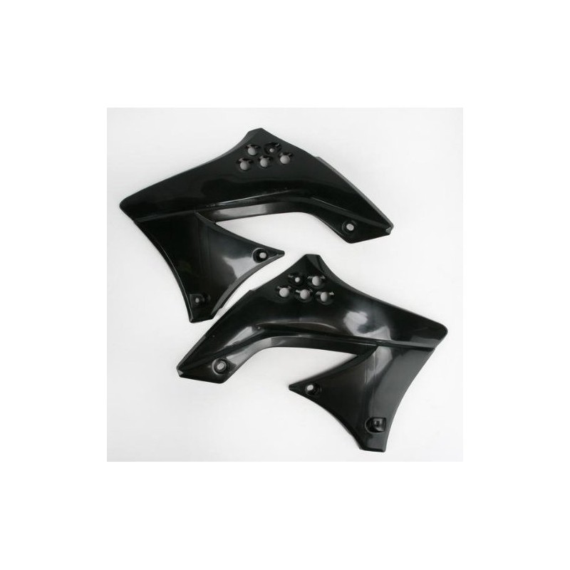 UFO OSŁONY CHŁODNICY KAWASAKI KXF 450 '09 CZARNY - WYPRZEDAŻ