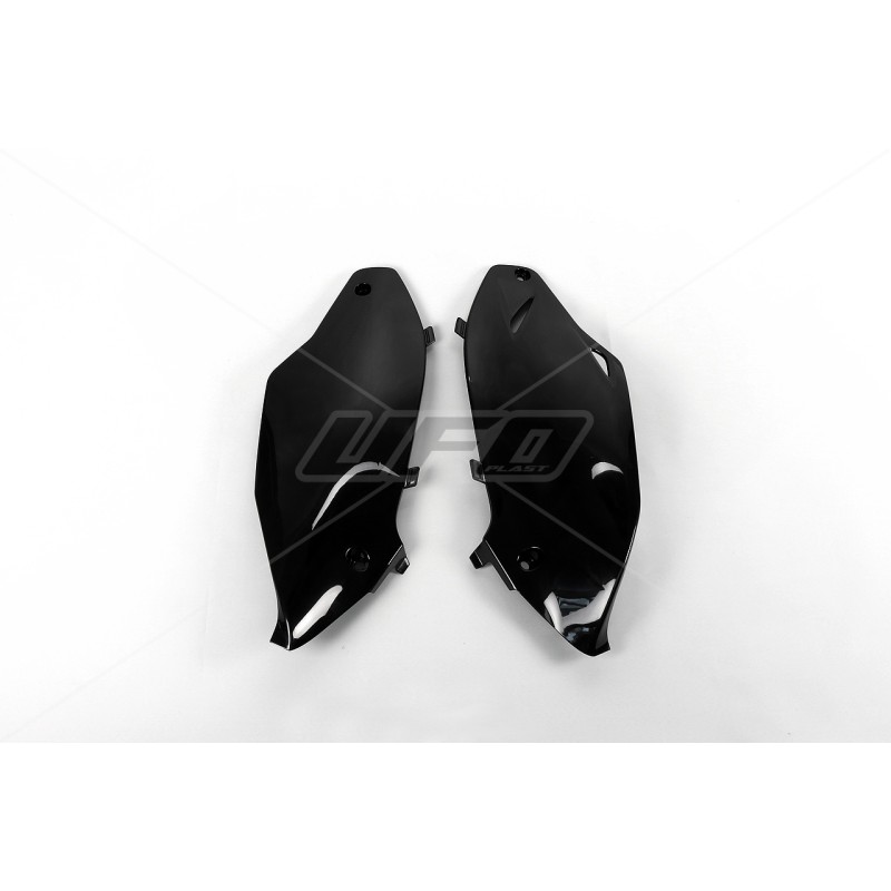 UFO BOCZKI TYLNE KAWASAKI KXF 250 '13-'16, KXF 450 '12-'15 - kolor czarny