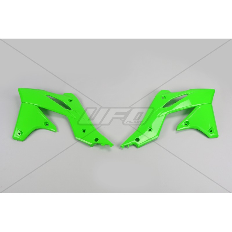 UFO Osłona Chłodnicy Kawasaki KXF 250 '13-'16 Kolor Zielony