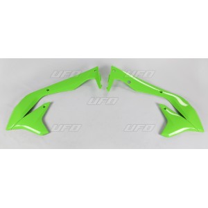 UFO Osłony Chłodnicy Kawasaki KXF 450 '16-'17 - Kolor Zielony