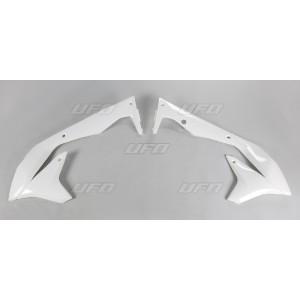 UFO OSŁONA CHŁODNICY KAWASAKI KXF 450 '16-'17 BIAŁA