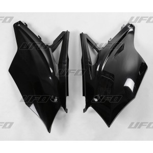 UFO BOCZKI TYLNE KAWASAKI KXF 450 '16-'17 - czarne