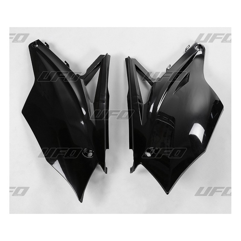 UFO BOCZKI TYLNE KAWASAKI KXF 450 '16-'17 - czarne