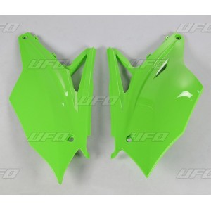 UFO BOCZKI TYLNE KAWASAKI KXF 450 '16-'18, KXF 250 '17-'20 - Zielony kolor